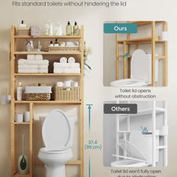 Over The Toilet Storage