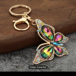 Butterfly Bling Bag Charm/Keychain