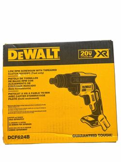 DEWALT DCF624B 20V MAX XR Brushless Low RPM Screwgun – Tool Only