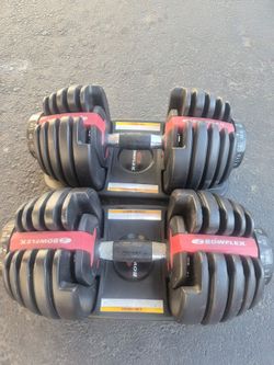 Pair of bowflex Dumbbells 52.5 Lbs each