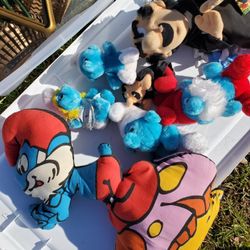 Vintage Plush Smurf 