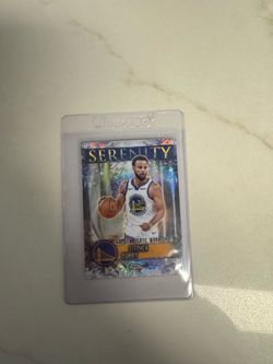 Topps Chrome Stephen Curry Serenity Refractor