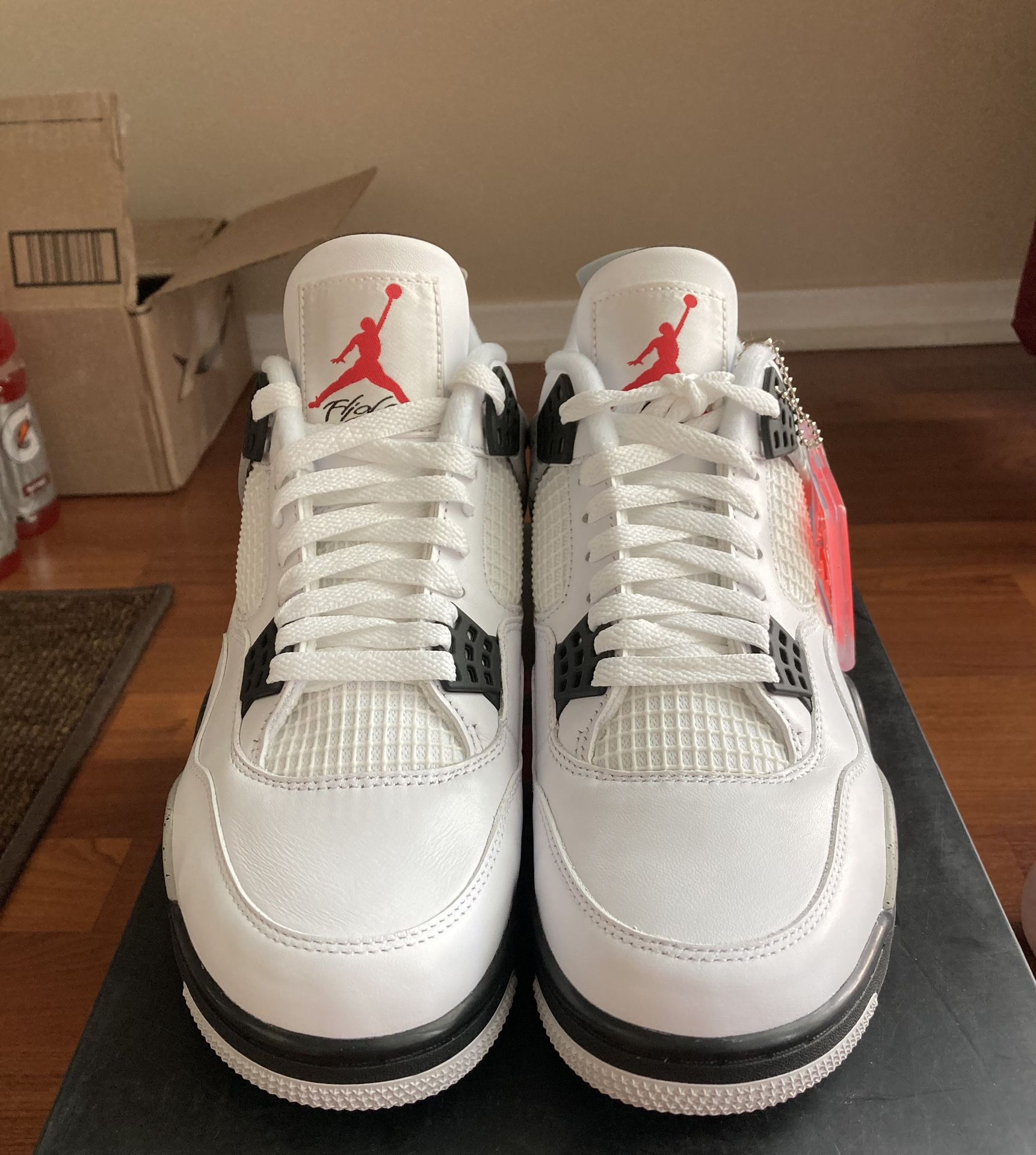 Nike Air Jordan IV 4 “White Cement” Sz 12