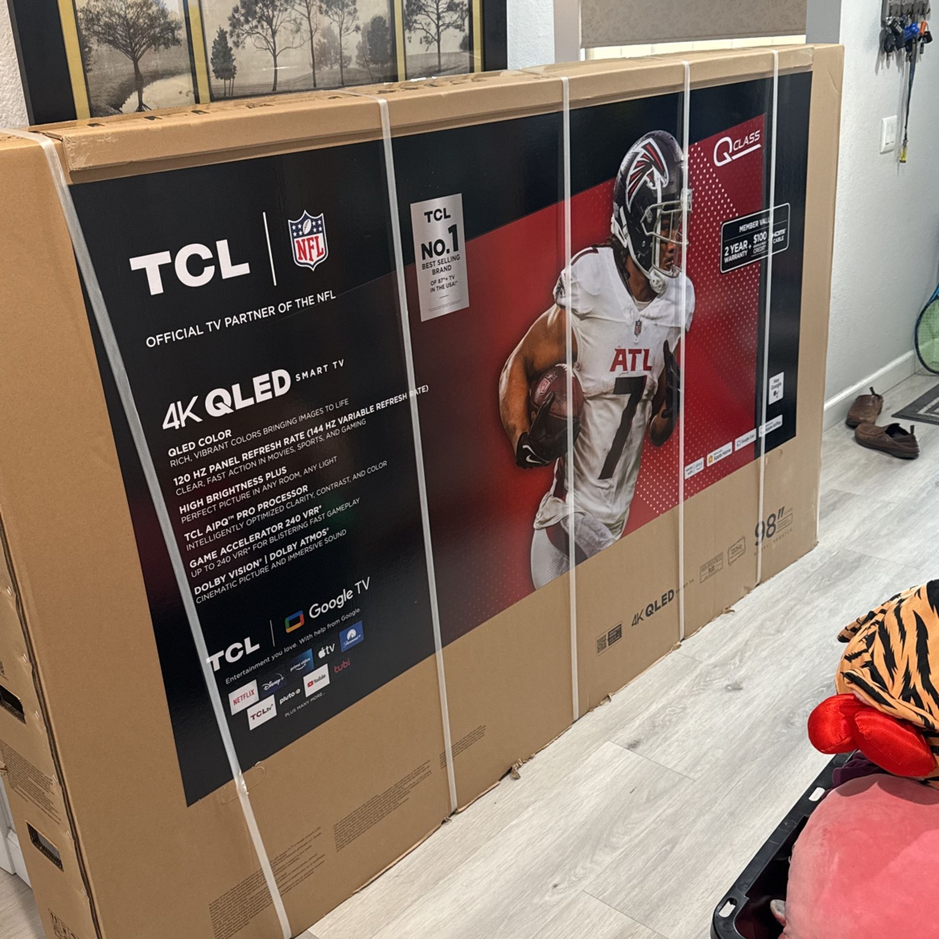98” TCL 4K QLED Smart TV