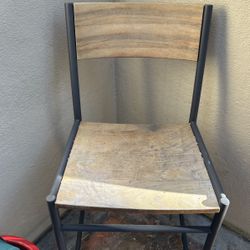 Free! Wood & Metal Bar stool