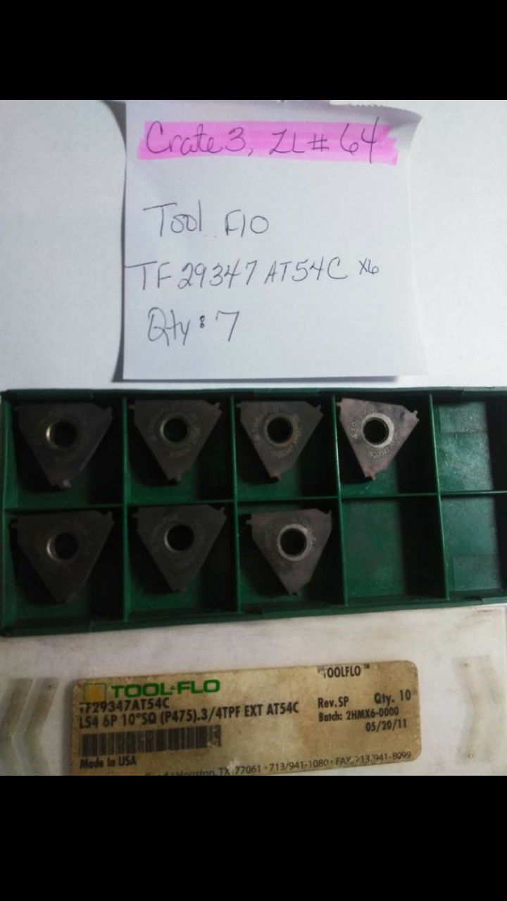 Tool Flo TF29347AT54C x6 , 7 pieces