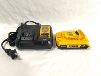 Brand new DeWalt 2Ah battery, and new charger