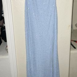 Baby Blue  Sequence Prom/formal Dress