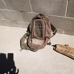 Military Grade Shoulder Pack , And Uility Belt