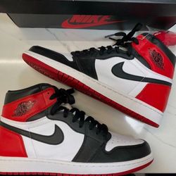 Size 10.5 Black Toe Jordan 1
