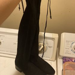 Black Boots Size 8