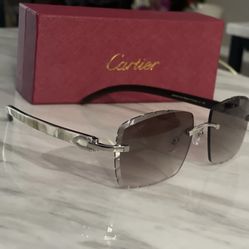 Cartier Glasses - White Buffs