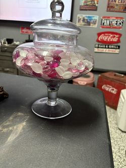 Glass Candy Jar with Lid