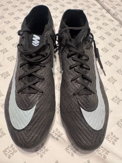 Nike Zoom Mercurial Vapor 16 Elite Soccer Cleats (Black/Ice Blue) Size 11.5