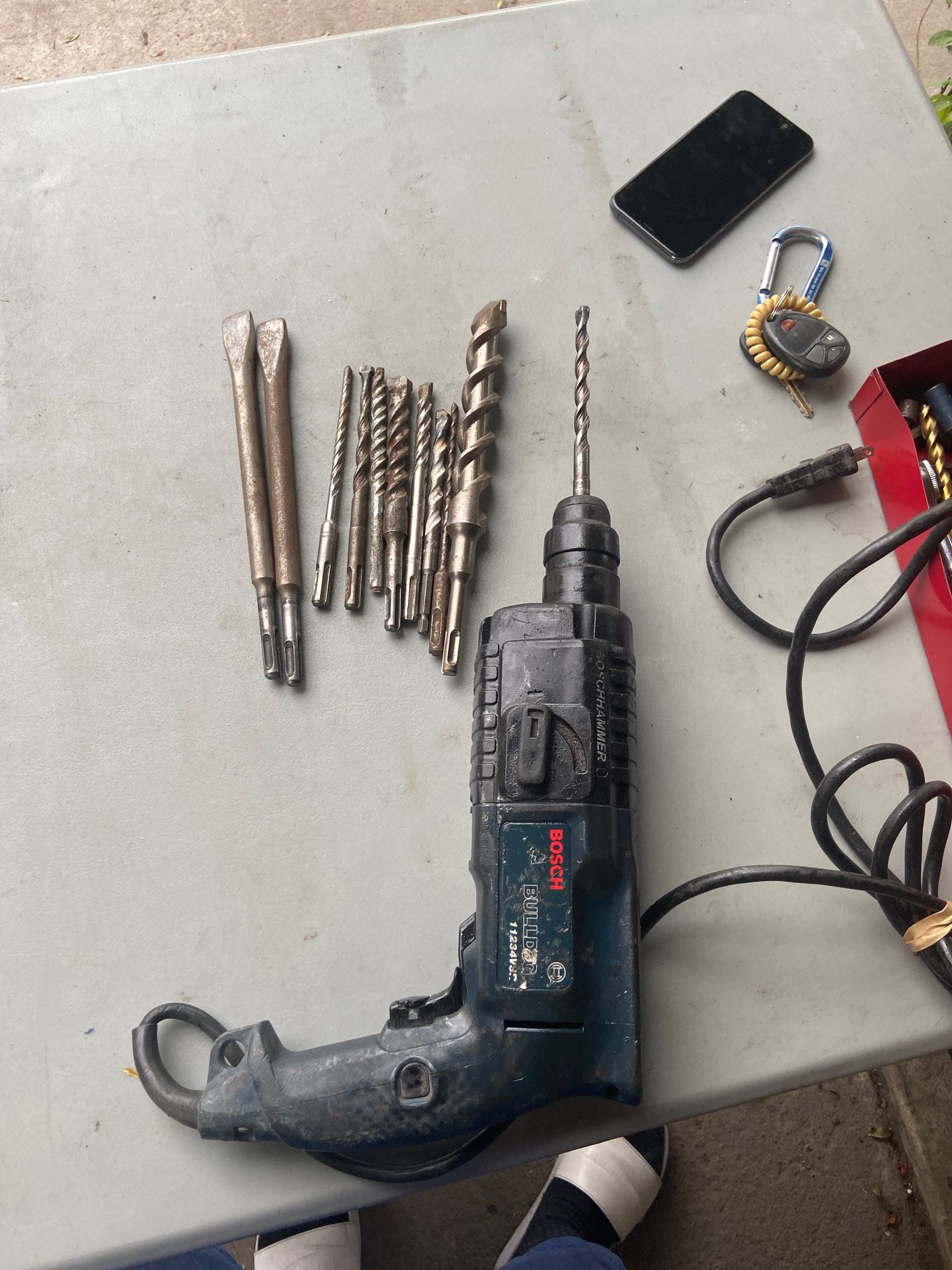 Bosch with drill bits