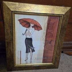 SET OF 2 LARGE FRAMED PRINTS 