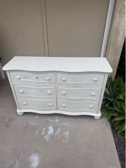 White dresser
