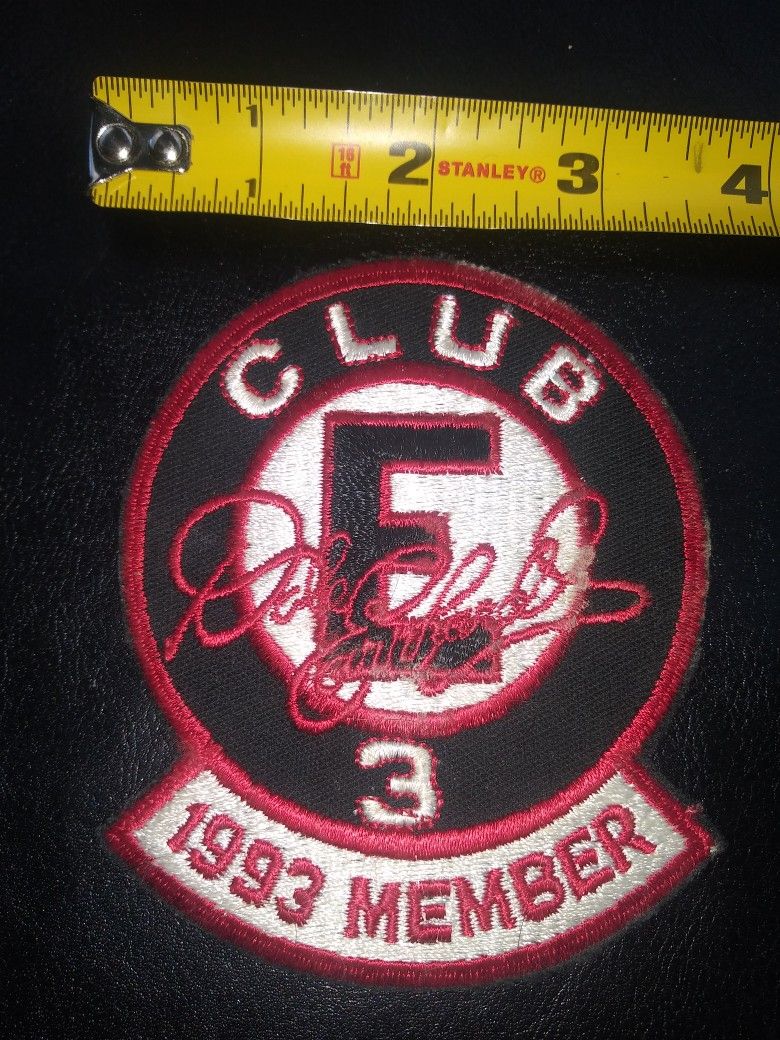 For Some Reason.....Dale Earnhardt - 1993 Club E Member - embroidered Iron on patch.