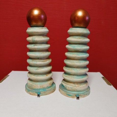 Frankenstein Insulator Replicas Mad Science Lab Halloween prop hunted