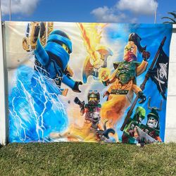 Ninjago Backdrop 