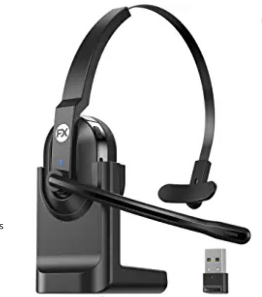 50Hrs Bluetooth 5.0 Headphones with USB