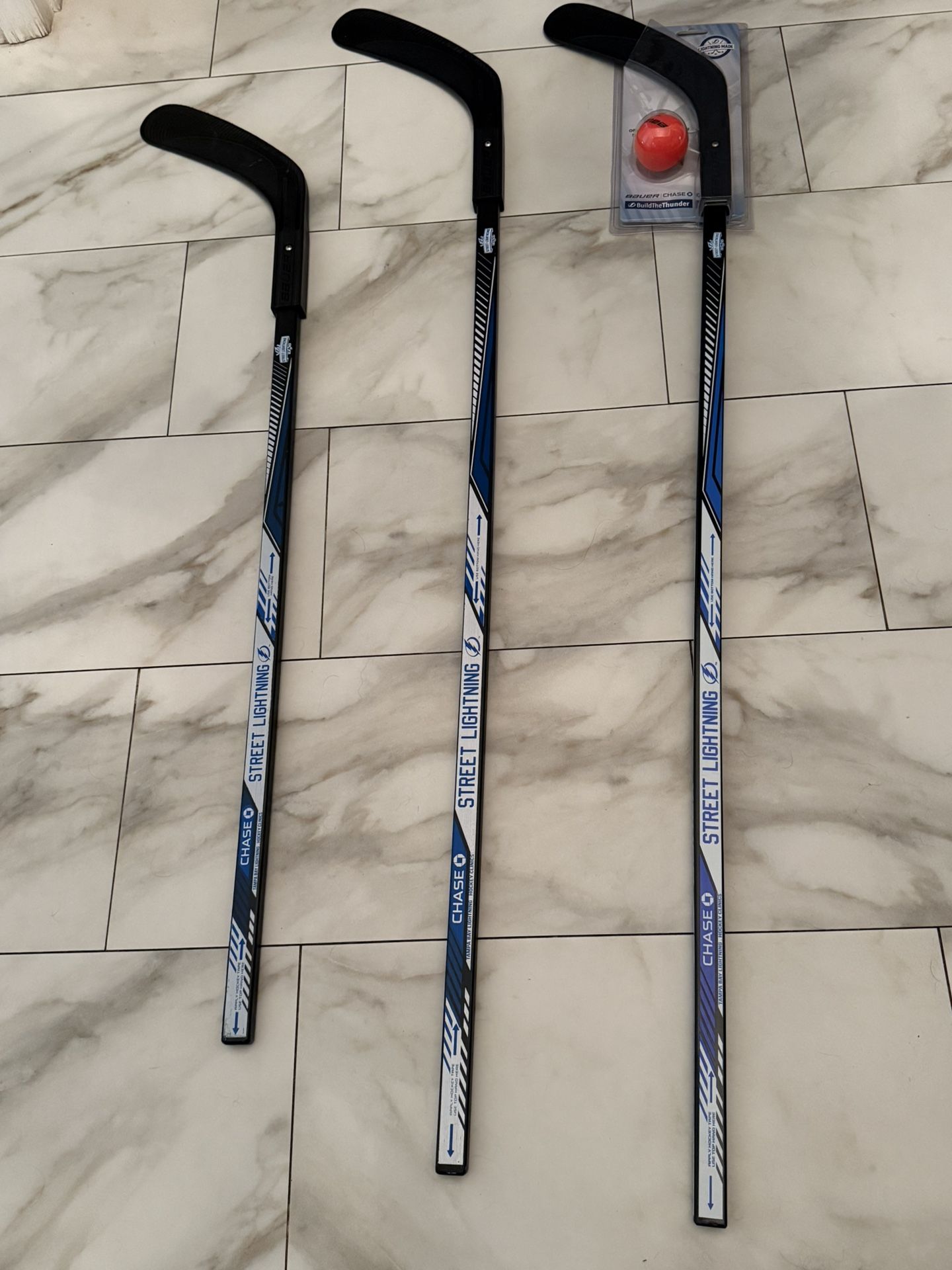 Street Lightning Hockey Sticks Set $20 Dollars set 3