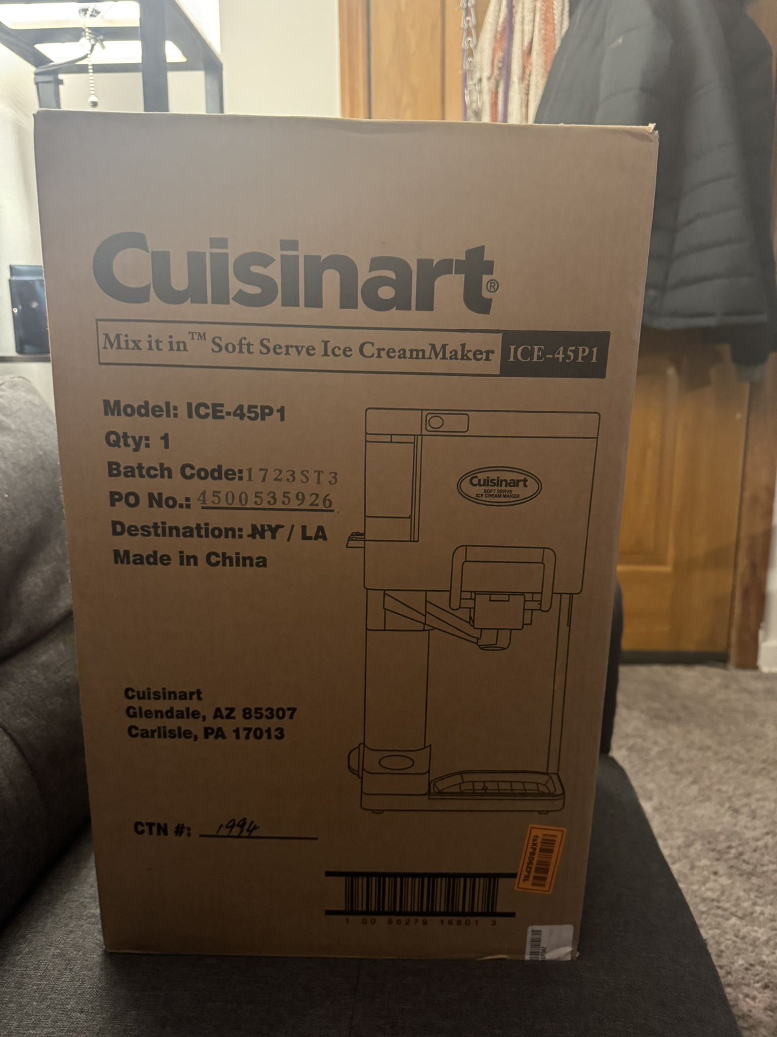 Brand New Unopened Ice Cream Maker