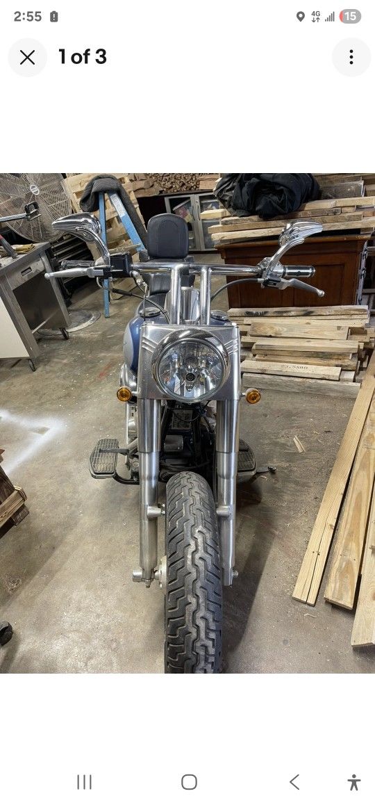 Fat Boy Triple Clamp & Forks