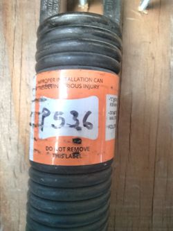 P536 (#5 Wire, 36" Coil To Coil Length) Garage Spring 