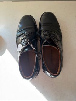 Men’s Johnston & Murphy Black Leather Dress Shoes Sz 9M OBO