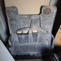 Volkswagen Engine Under Splash Cover