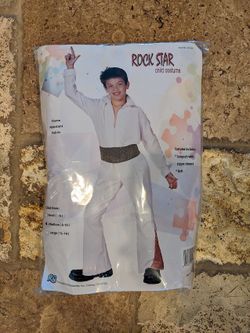 BRAND NEW ELVIS COSTUME WITH BELT SIZE 8-10
