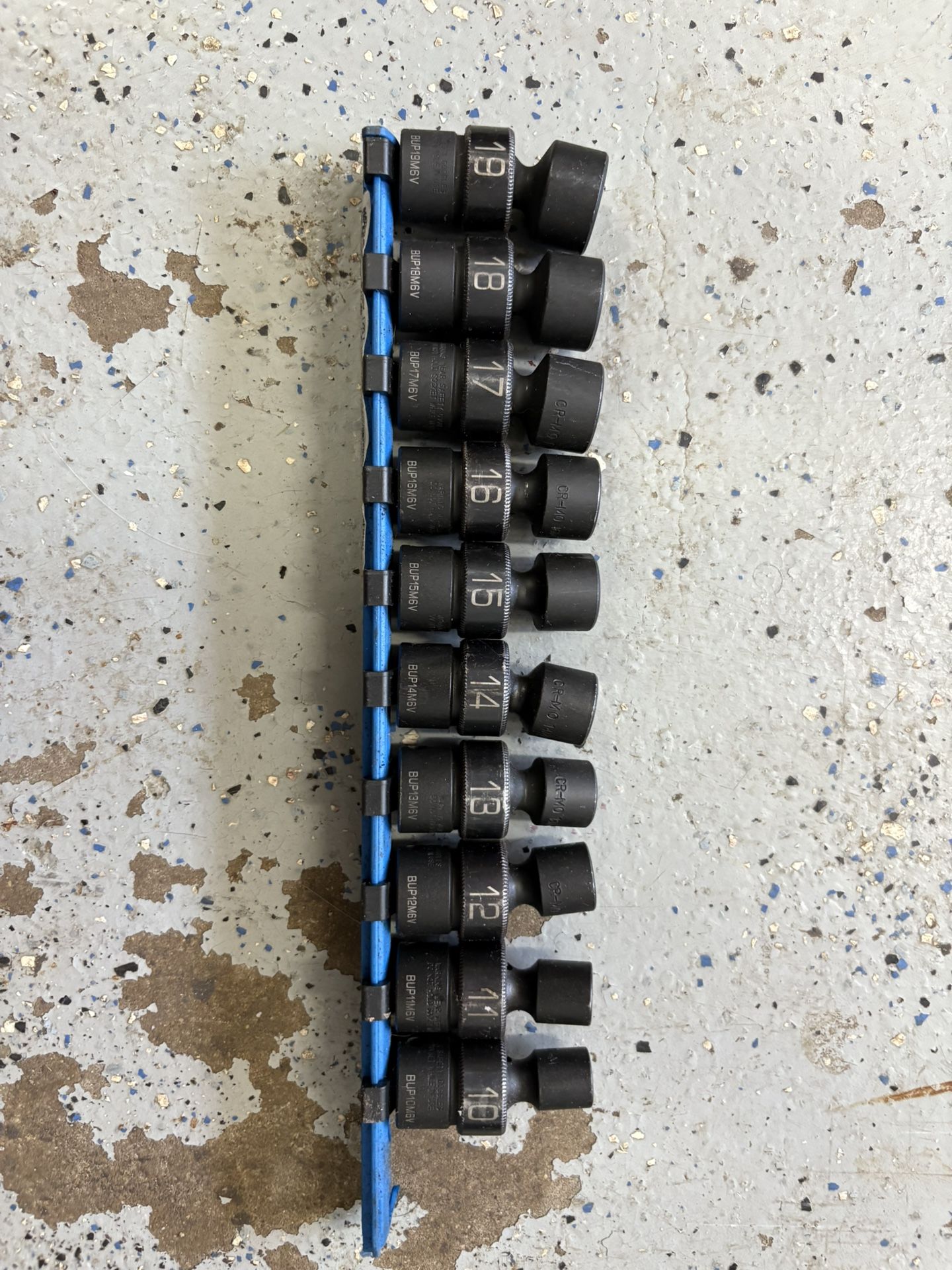 Matco 3/8 Metric 12 Point Impact Swivel Socket Set