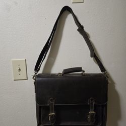Real Leather Briefcase 