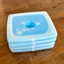 Set of 4 Slim Ice Packs, Good for Lunch Boxes