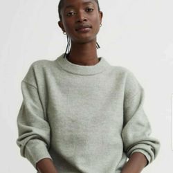 H&M Sage Green Sweater 