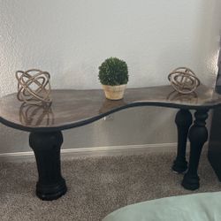 Table And Side Cabinet One Of A Kind.