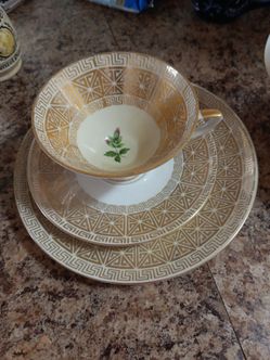 Vintage porcelain tea set from Germany.