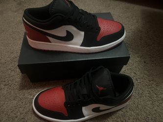 Jordan 1 Bred Toe Low
