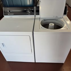 Speed Queen Washer And Dryer Set Electric 