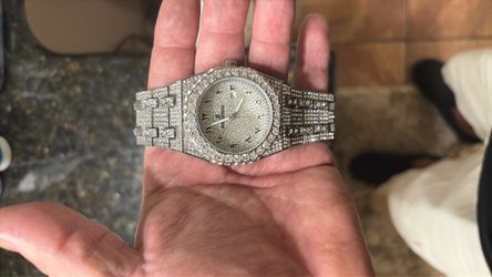 Real diamond watch