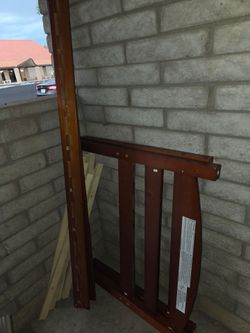 Twin bed frame and mattress
