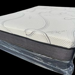 Queen Cooling Gel Hybrid Memory Foam Mattress!