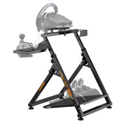 Foldable Sim Steering Racing Stand With Cup Holder