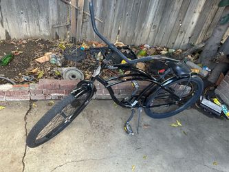 Black Beach Cruiser Bicycle