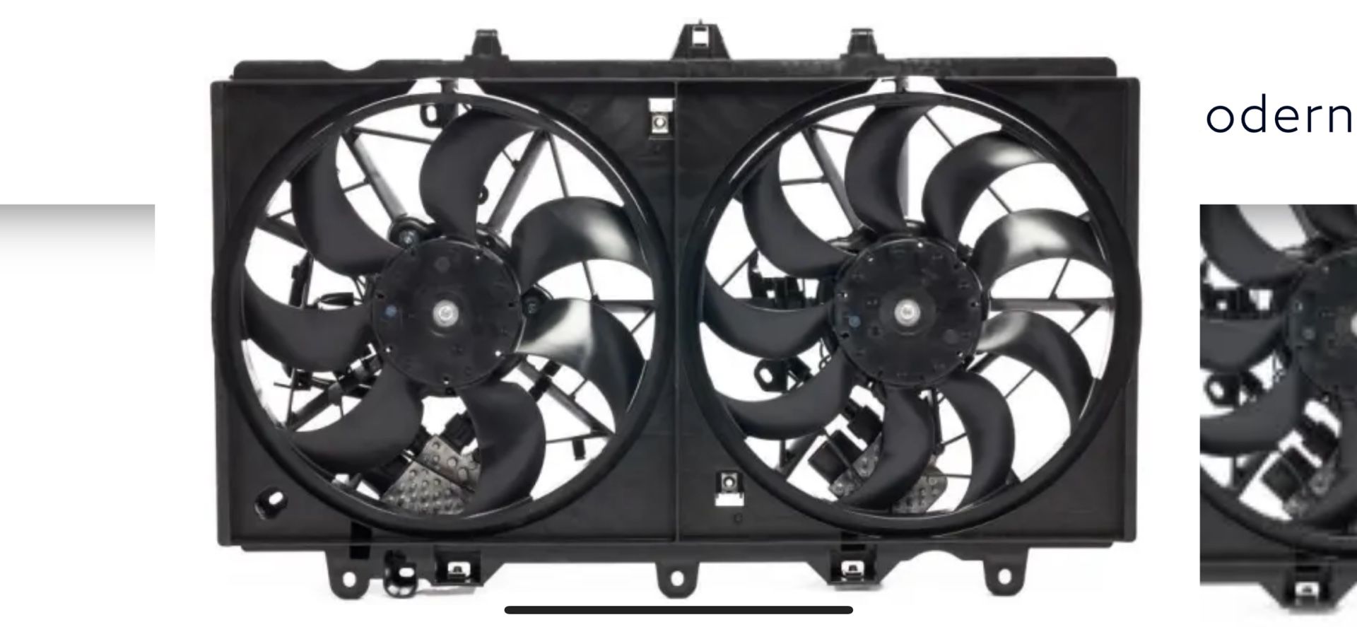 Q50 Q60 Radiator Fan Assembly 