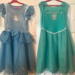 Cinderella & Frozen Elsa Dress Bundle