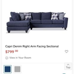 Bobs Sectional w/Ottoman