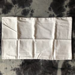 White Canvas Cushion Cover