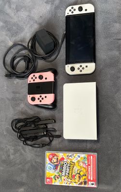 Nintendo switch oled black and white